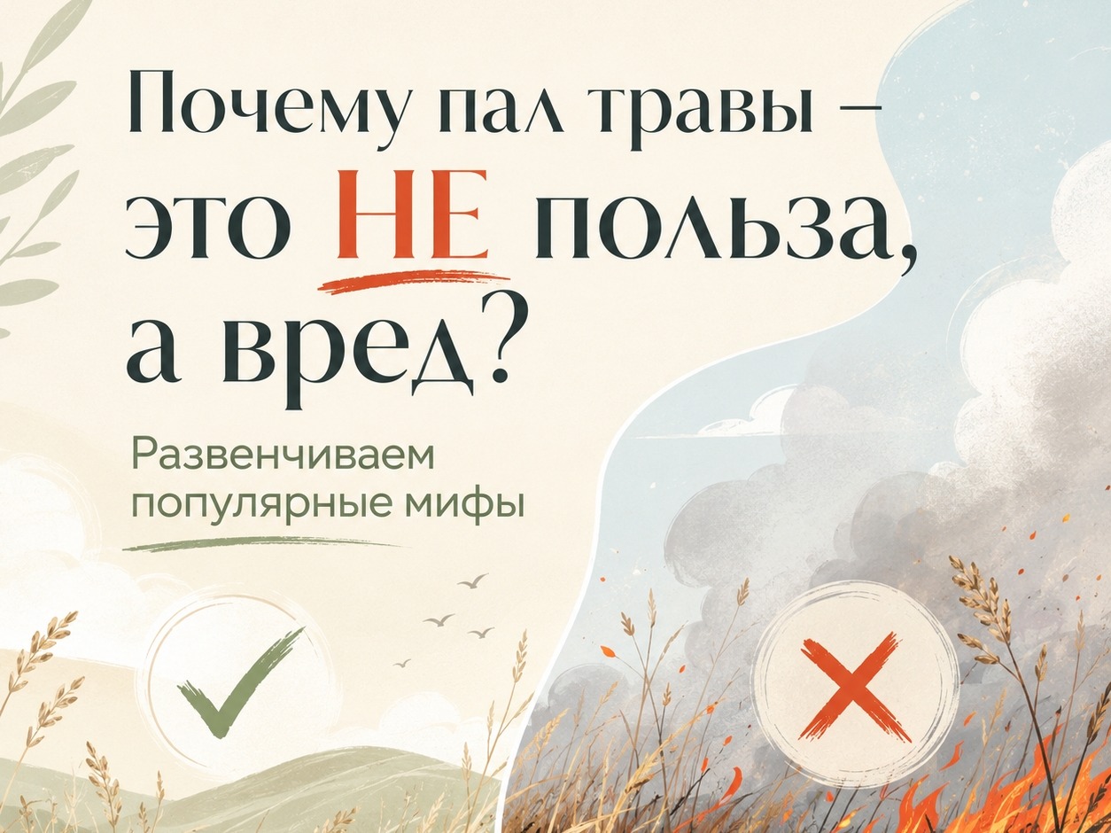 Не сжигай траву!.