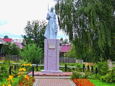 Памятник Героям Гражданской войны, с.Якшур-Бодья 1957-1980 годы.